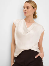 Load image into Gallery viewer, Nic+Zoe Drape Neck Gloss Tee