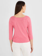 Load image into Gallery viewer, Nic+Zoe 3/4 Sleeve Boat Neck Tee