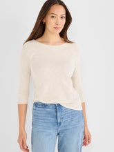 Load image into Gallery viewer, Nic+Zoe 3/4 Sleeve Boat Neck Tee