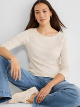 Load image into Gallery viewer, Nic+Zoe 3/4 Sleeve Boat Neck Tee
