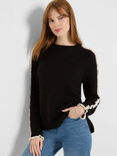Load image into Gallery viewer, Nic+Zoe Petite Ruffle Down Sweater