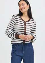 Load image into Gallery viewer, Fransa Striped Caia Cardigan