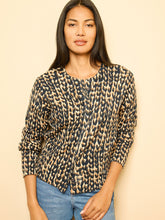 Load image into Gallery viewer, Nic+Zoe Petite Stitch Print Cardigan