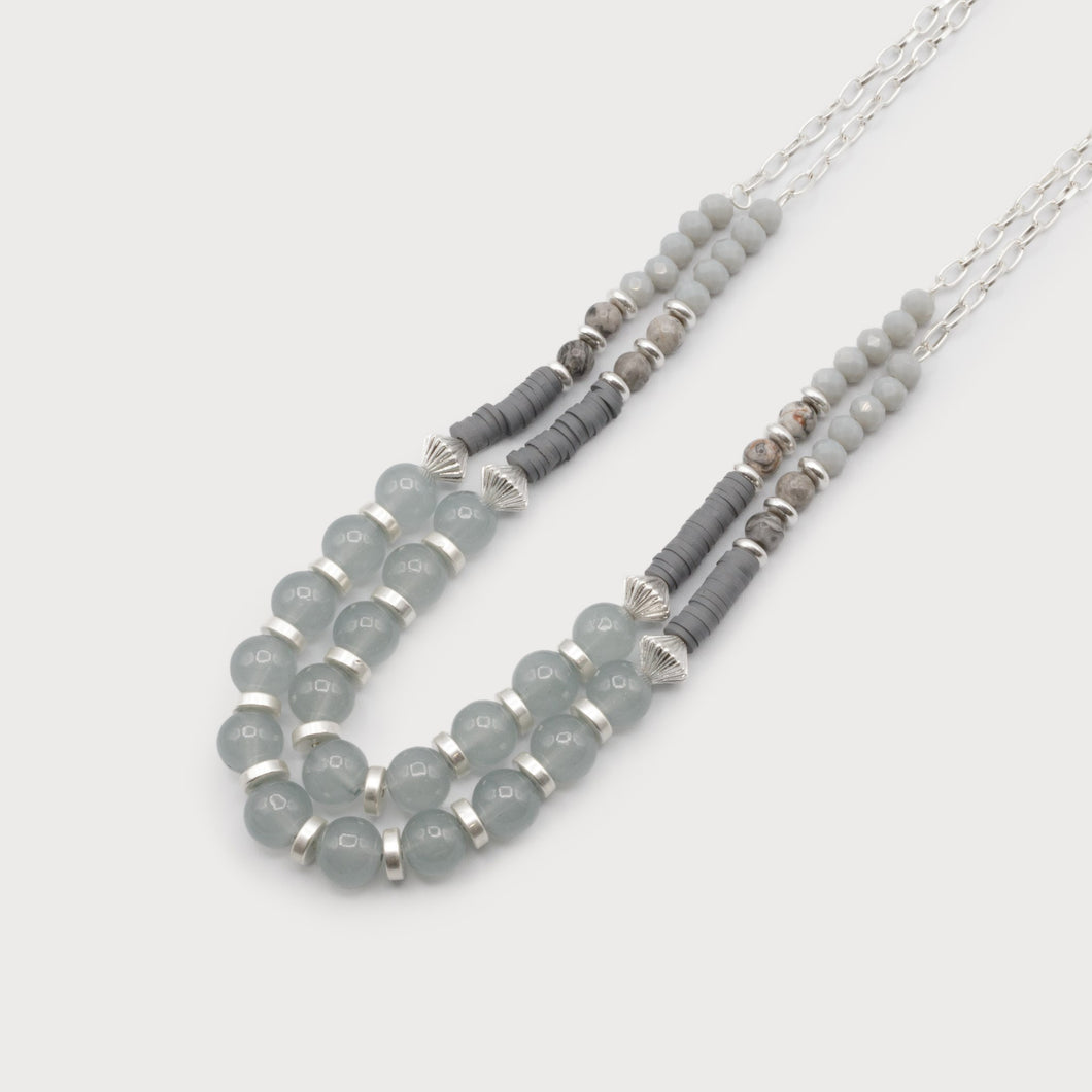 Caracol Glass bead necklace