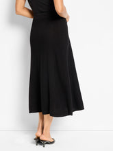 Load image into Gallery viewer, Nic+Zoe Black knit skirt
