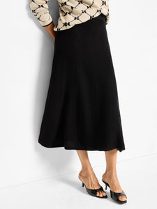 Nic+Zoe Black knit skirt