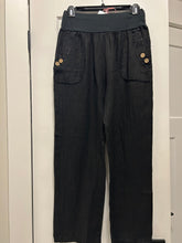 Load image into Gallery viewer, Me &amp; Gee Linen Straight Leg Pant

