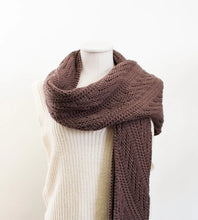 Load image into Gallery viewer, By Chance Brown knitted scarf
