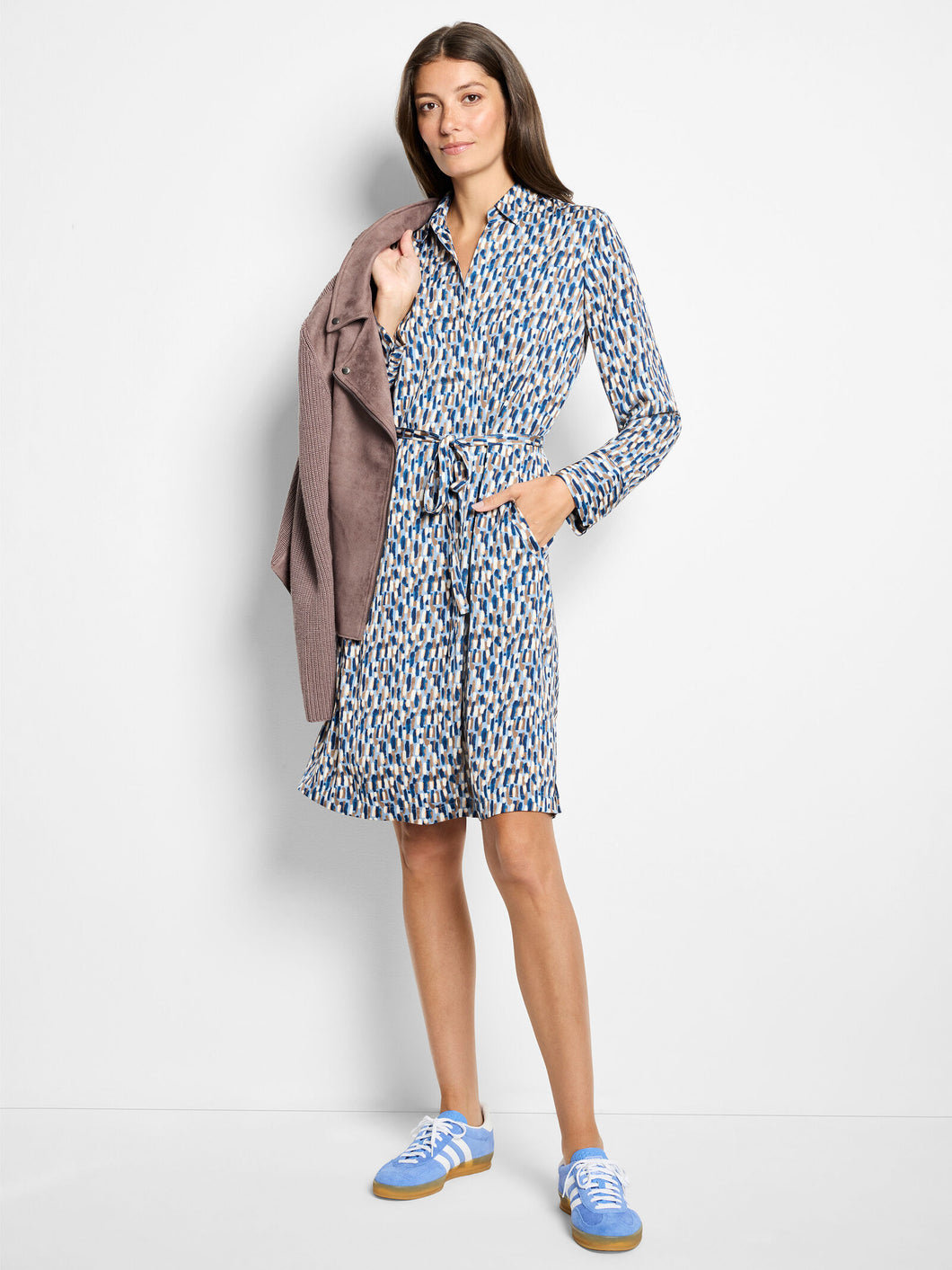 Nic+Zoe Petite Brushstokes Devon Dress
