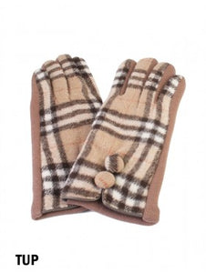Grand Plaid Gloves