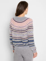 Load image into Gallery viewer, Nic+Zoe Petite Cozy Fairisle Sweater
