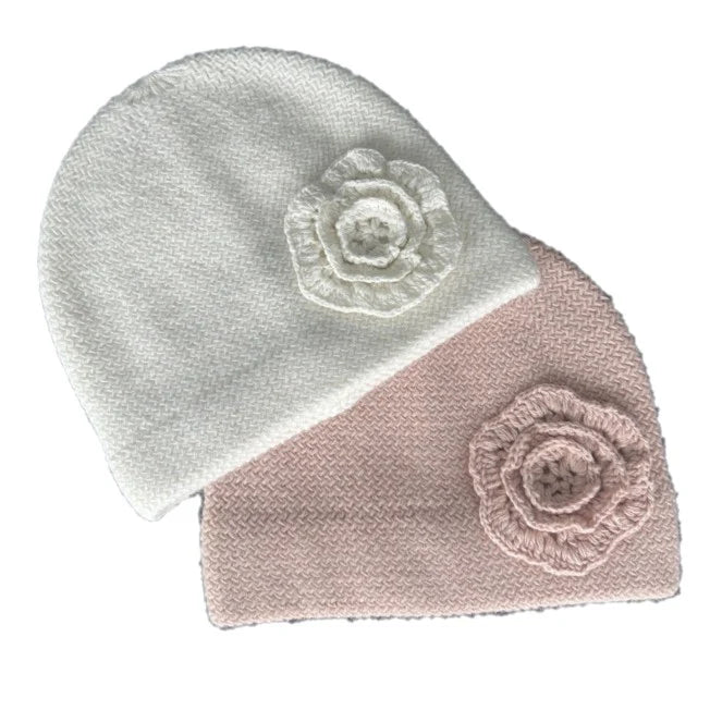 Pathz Crochet Flower Beanie