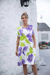 OFV French Terry Floral Dress