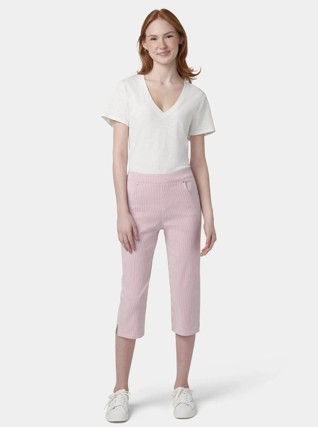 Hue Striped Capri