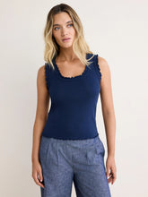 Load image into Gallery viewer, Nic+Zoe Pointelle Ella Rib Tank Top
