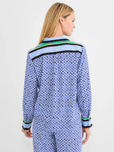 Load image into Gallery viewer, Nic+ Zoe Petite Mosaic Trimmed Shirt

