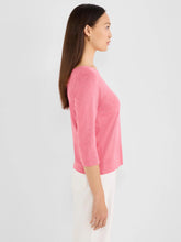 Load image into Gallery viewer, Nic+Zoe 3/4 Sleeve Boat Neck Tee

