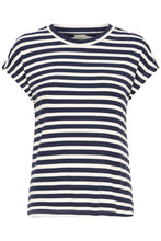 Load image into Gallery viewer, Fransa Short Sleeve Striped Tee
