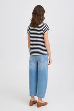 Load image into Gallery viewer, Fransa Short Sleeve Striped Tee
