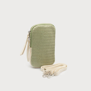 Caracol  Raffia small crossbody