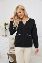Load image into Gallery viewer, OFV Parisian Trim Sweater
