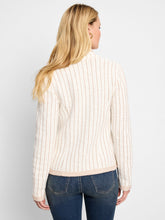 Load image into Gallery viewer, Nic+Zoe Petite Pin Stripe Knit Jacket
