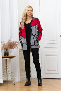 OFV Abstract Red Jacket