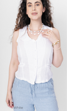 Load image into Gallery viewer, Me &amp; Gee Linen Vest
