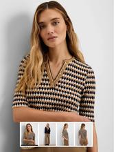 Load image into Gallery viewer, Nic+Zoe Petite Angled Jaquard Knit
