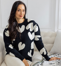 Load image into Gallery viewer, OFV Delilah Beaded Heart Sweater
