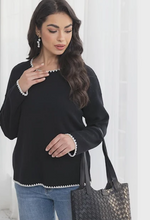 Load image into Gallery viewer, OFV Horizon Striped Ribbed Sweater
