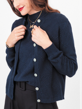 Load image into Gallery viewer, Me &amp; Gee Short Sleeve Heart Stitch Sweater
