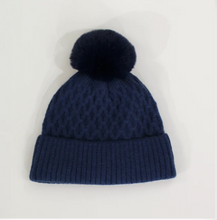 Load image into Gallery viewer, By Chance Knitted Hat with Pom Pom
