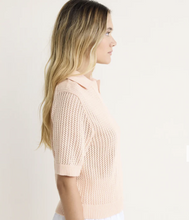 Load image into Gallery viewer, Nic+Zoe Mesh Polo Shirt
