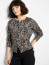 Load image into Gallery viewer, Nic+Zoe Petite Stitch Print Cardigan

