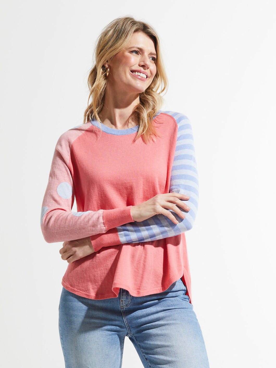 Zaket & Plover Stripes and Dots Sweater