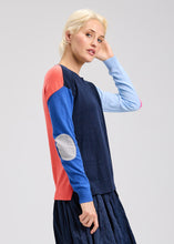 Load image into Gallery viewer, Zaket &amp; Plover Elbow Intarsia Sweater
