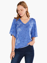 Load image into Gallery viewer, Nic+Zoe Petite Coastline Coral Sweater
