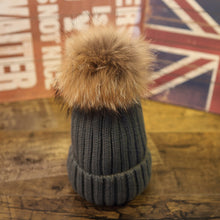Load image into Gallery viewer, Pathz Ribbed Pom Pom Hat
