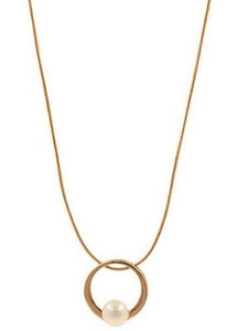By Chance Short Necklace Rose Gold
