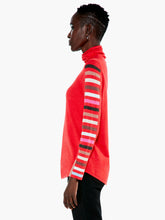 Load image into Gallery viewer, Nic+Zoe Petite Stripes Aside Turtleneck

